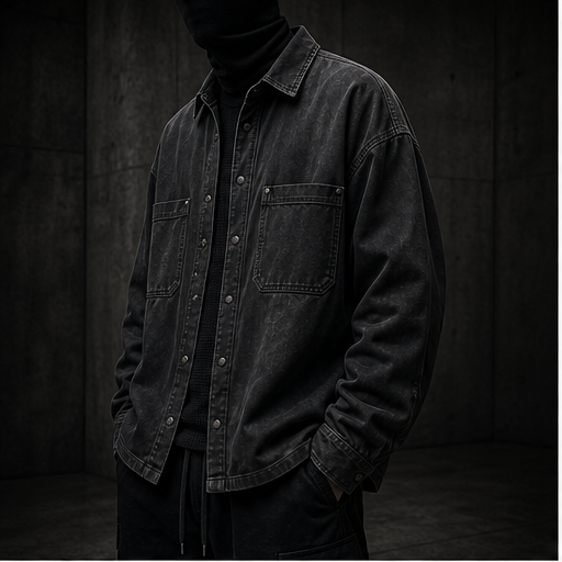 Overdyed black textile surface with CH0ZEN hardware and stitching references.